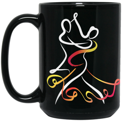 15 oz. Black Mug